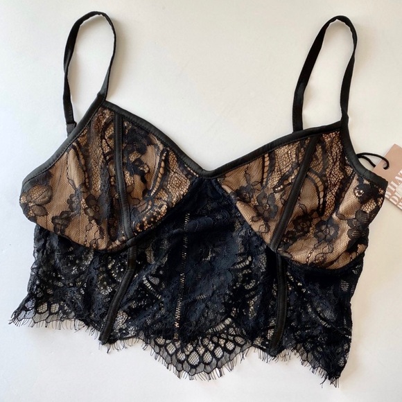LAST Tiger Mist Emery Lace Bustier Top Size Large - Picture 7 of 10